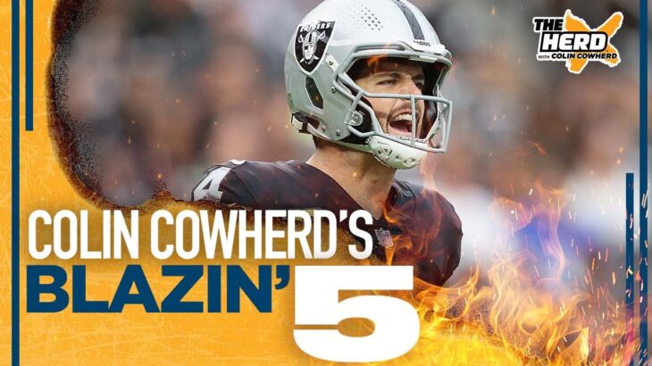Blazin’ 5: Colin Cowherd’s picks for Week 7 of the 2021 NFL season | THE HERD