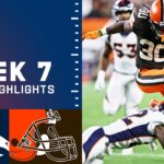 Broncos vs. Browns Week 7 Highlights | NFL 2021
