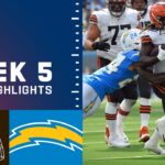 Browns vs. Chargers Week 5 Highlights | NFL 2021