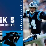 Eagles vs. Panthers Week 5 Highlights | NFL 2021