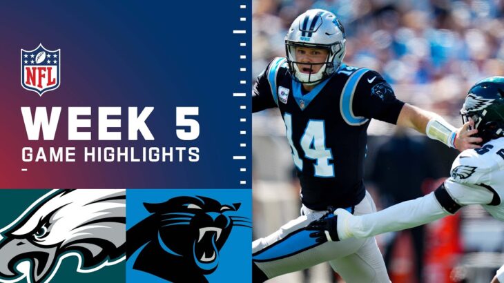 Eagles vs. Panthers Week 5 Highlights | NFL 2021