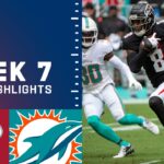 Falcons vs. Dolphins Week 7 Highlights | NFL 2021