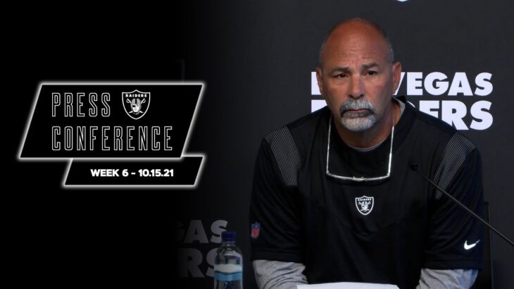 Interim Head Coach Bisaccia Presser – 10.15.21 | Raiders | NFL