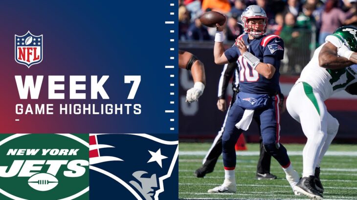 Jets vs. Patriots Week 7 Highlights | NFL 2021