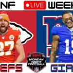 Kansas City Chiefs vs New York Giants: MNF Week 8: Live NFL Game