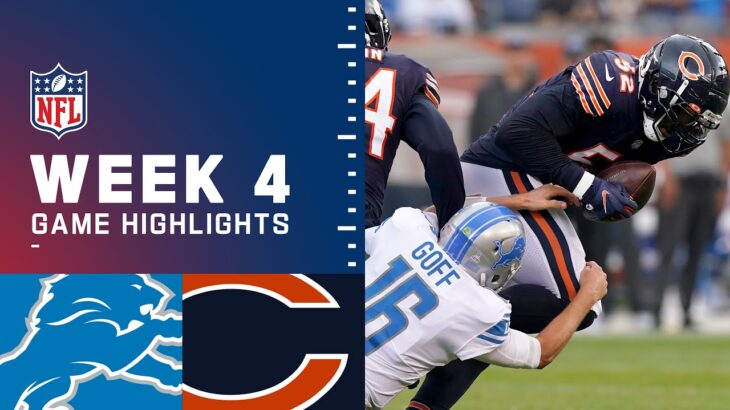 Lions vs. Bears Week 4 Highlights | NFL 2021