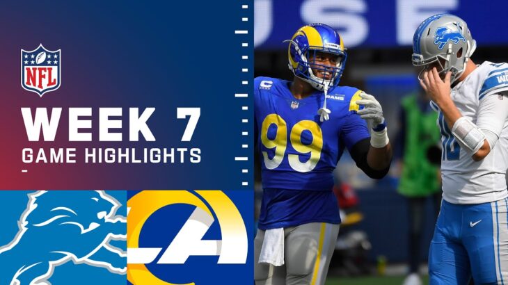 Lions vs. Rams Week 7 Highlights | NFL 2021
