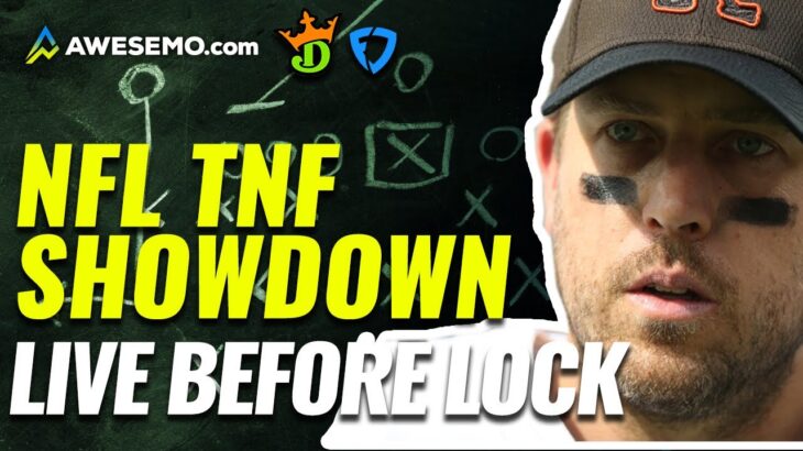 NFL DFS Showdown Live Before Lock TNF Week 7 Broncos at Browns | Thursday 10/21