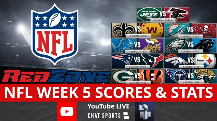 NFL RedZone Live Streaming Scoreboard | NFL Week 5 Scores, Stats, Highlights, News & Analysis