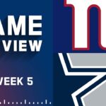New York Giants vs. Dallas Cowboys | Week 5 NFL Game Preview
