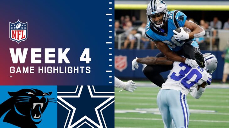 Panthers vs. Cowboys Week 4 Highlights | NFL 2021