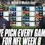 Pat McAfee & AJ Hawk Pick EVERY Game For Week 8 In The NFL (almost)