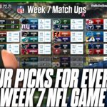 Pat McAfee & AJ Hawk Pick EVERY Week 7 Game In The NFL (almost)