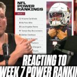 Pat McAfee & AJ Hawk Reacts To ESPN’s Week 7 NFL Power Rankings