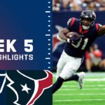 Patriots vs. Texans Week 5 Highlights | NFL 2021