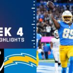 Raiders vs. Chargers Week 4 Highlights | NFL 2021
