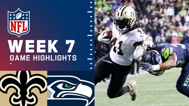 Saints vs. Seahawks Week 7 Highlights | NFL 2021 Highlights