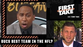 Stephen A. and Tim Tebow disagree about the Bucs being the best team in the NFL | First Take