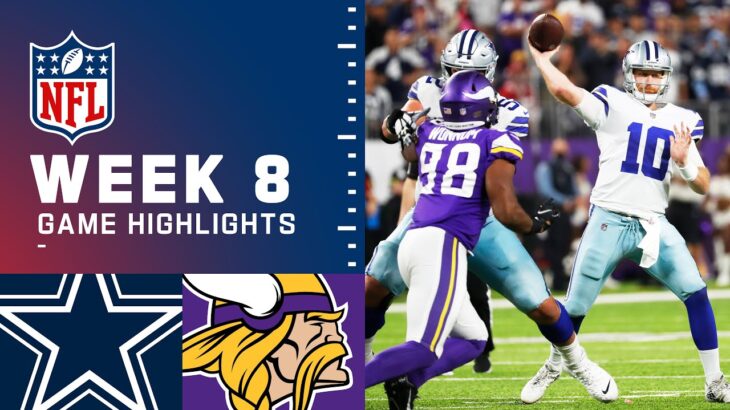Cowboys vs. Vikings Week 8 Highlights | NFL 2021