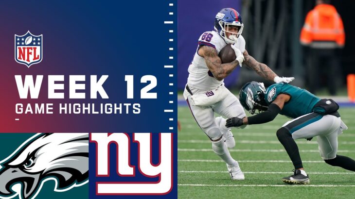 Eagles vs. Giants Week 12 Highlights | NFL 2021