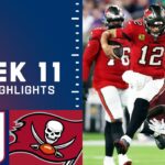 Giants vs. Buccaneers Week 11 Highlights | NFL 2021