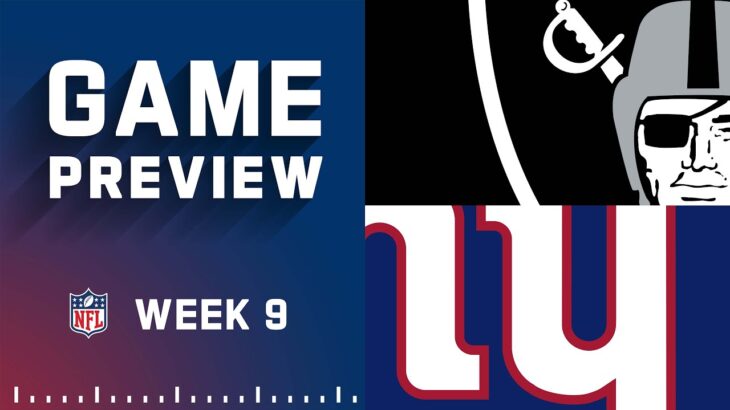 Las Vegas Raiders vs. New York Giants | Week 9 NFL Game Preview