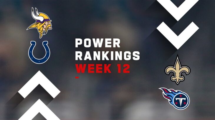 NFL Power Rankings Week 12