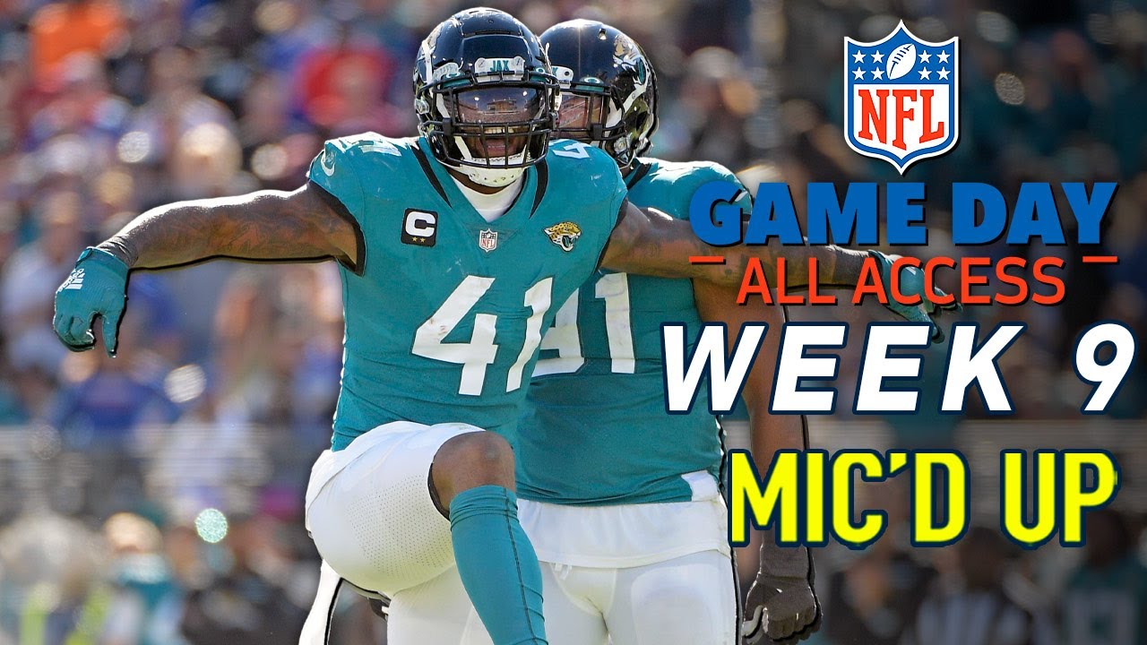 Nfl Week 9 Mic D Up Aye Where S My Momma Game Day All Access American Football Video Collection