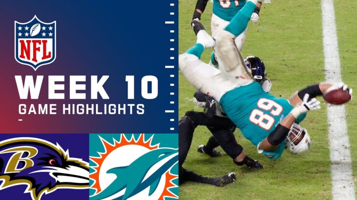 Ravens vs. Dolphins Week 10 Highlights | NFL 2021