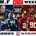 Seattle Seahawks vs Washington Football Team: MNF Week 12: Live NFL Game
