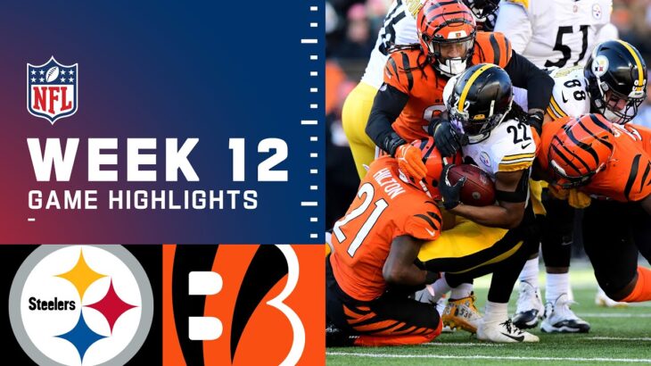 Steelers vs. Bengals Week 12 Highlights | NFL 2021