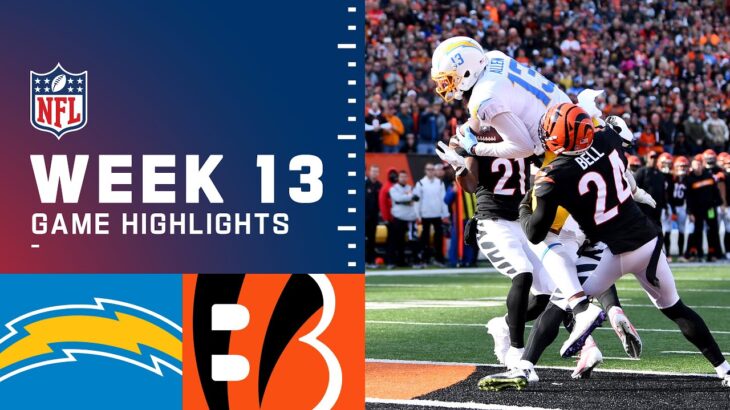 Chargers vs. Bengals Week 13 Highlights | NFL 2021