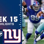 Cowboys vs. Giants Week 15 Highlights | NFL 2021