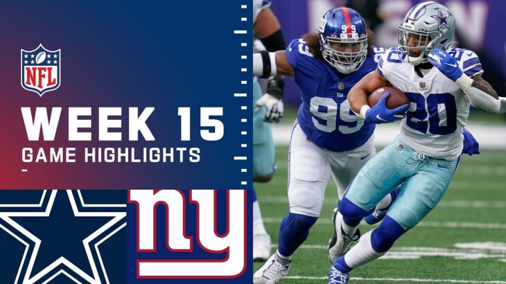 Cowboys vs. Giants Week 15 Highlights | NFL 2021