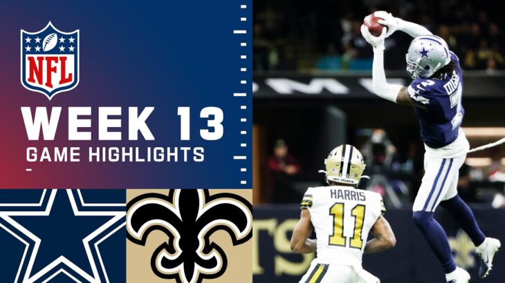Cowboys vs. Saints Week 13 Highlights | NFL 2021 Highlights