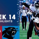 Falcons vs. Panthers Week 14 Highlights | NFL 2021