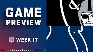 Las Vegas Raiders vs. Indianapolis Colts | Week 17 NFL Game Preview
