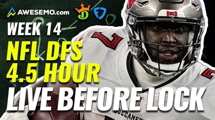 NFL DFS Picks: 4.5 HOUR Live Before Lock WEEK 14 | Daily Fantasy on DraftKings, FanDuel, Yahoo