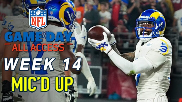 NFL Mic’d Up Week 14 “Do You Still Sleep with your Pink Teddy Bear at Night?” | Game Day All Access