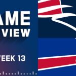 New England Patriots vs. Buffalo Bills | Week 13 NFL Game Preview