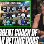Pat McAfee & AJ Hawk Reacts To The Current NFL Coach Of The Year Odds