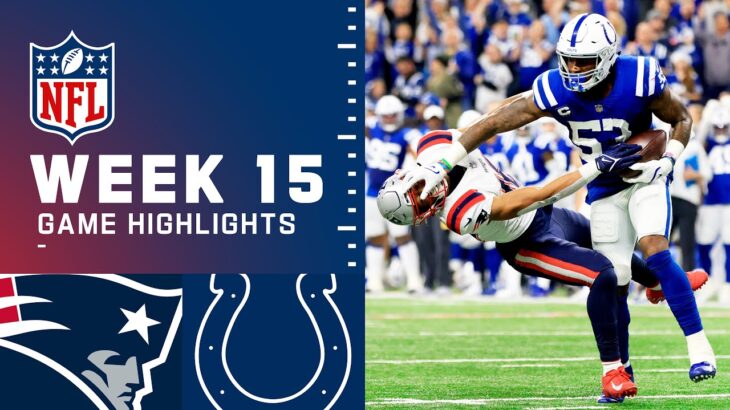 Patriots vs. Colts Week 15 Highlights | NFL 2021