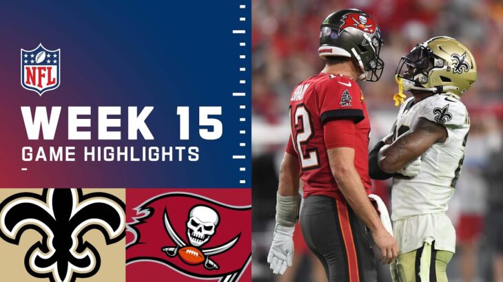 Saints vs. Buccaneers Week 15 Highlights | NFL 2021