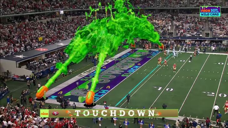 49ers Open Nickelodeon Super Wild Card Weekend with Touchdown Drive