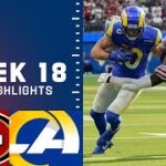 49ers vs. Rams Week 18 Highlights | NFL 2021