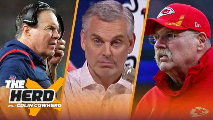 Andy Reid over Belichick as GOAT coach? Talks playoff QBs — Colin | NFL | THE HERD