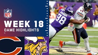 Bears vs. Vikings Week 18 Highlights | NFL 2021