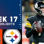 Browns vs. Steelers Week 17 Highlights | NFL 2021