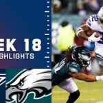 Cowboys vs. Eagles Week 18 Highlights | NFL 2021