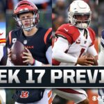 Notable Week 17 NFL Games Preview [Chiefs vs Bengals, Cowboys vs Cardinals, & MORE] | CBS Sports HQ